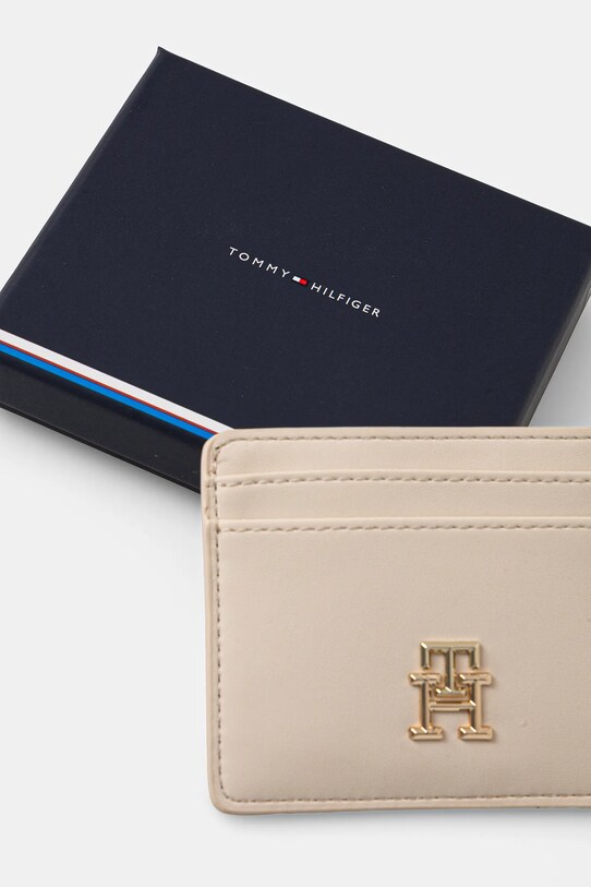 Akcesoria Tommy Hilfiger etui na karty AW0AW17265 beżowy