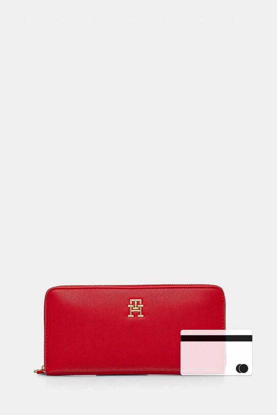 Tommy Hilfiger portafoglio AW0AW17266 rosso
