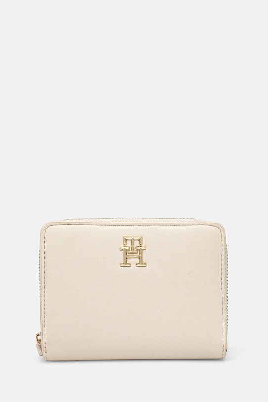 Peňaženka Tommy Hilfiger imitácia kože béžová AW0AW17408