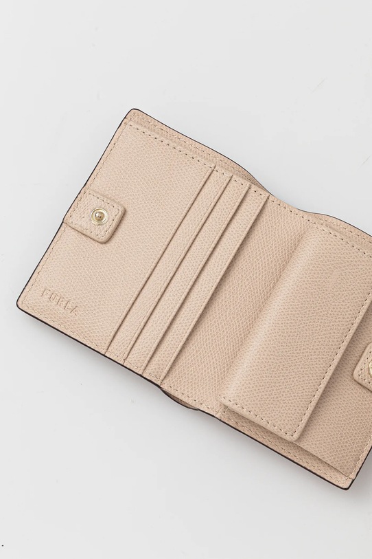 Accesorii Furla portofel de piele WP00304.ARE000.3790S portocaliu