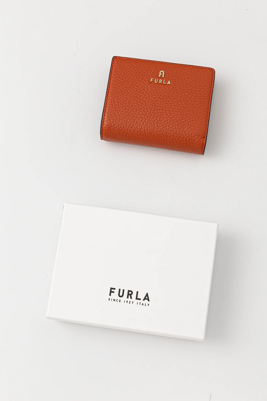 Кожен портфейл Furla оранжев WP00307.HSF000.3686S