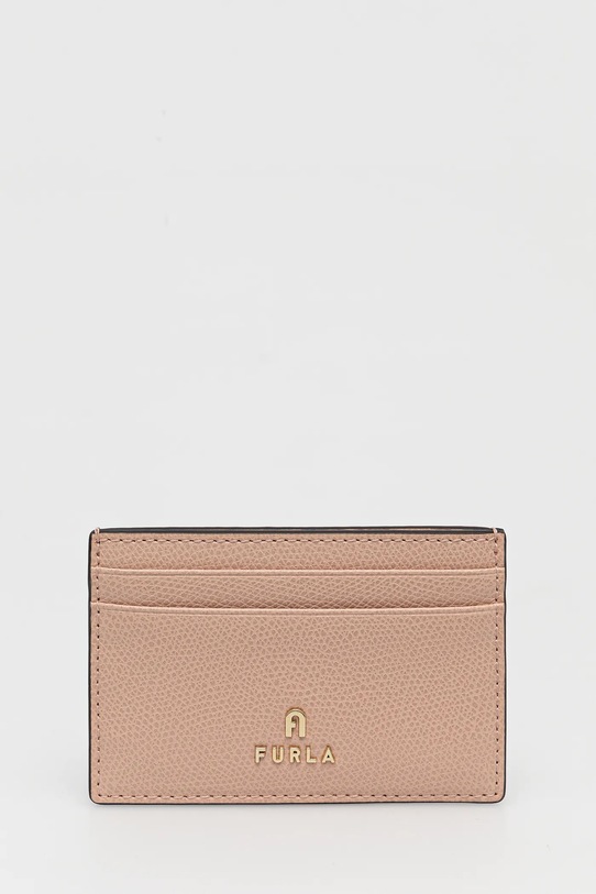 Furla card-holder din piele husă de card portocaliu WP00305.ARE000.CX000