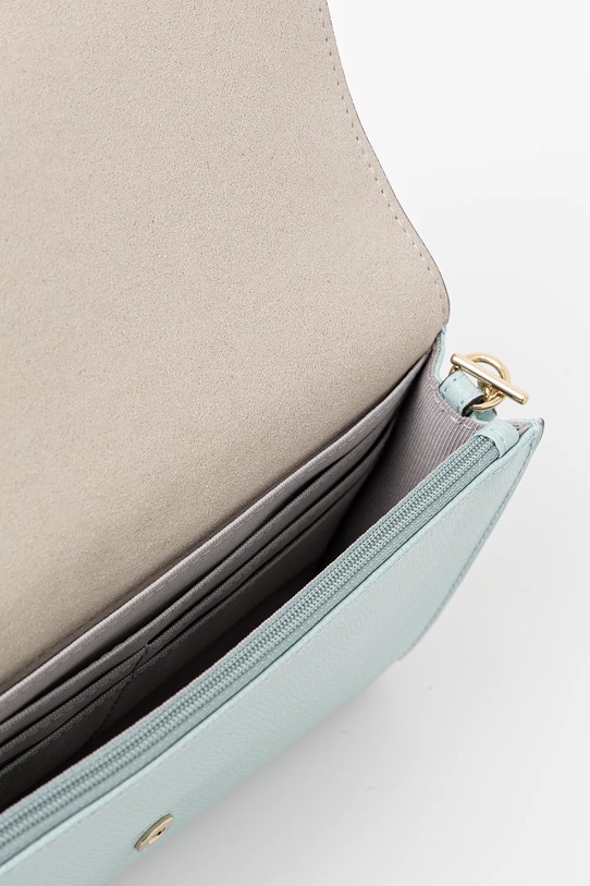 Kožená kabelka Furla WE00675.ARE000.AQ000 tyrkysová