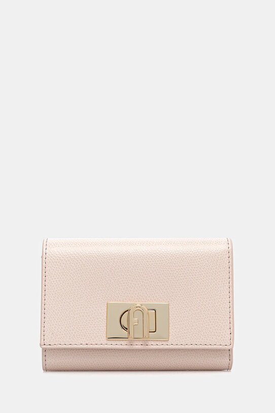 Шкіряний гаманець Furla лицьова шкіра рожевий WP00225.ARE000.0496S