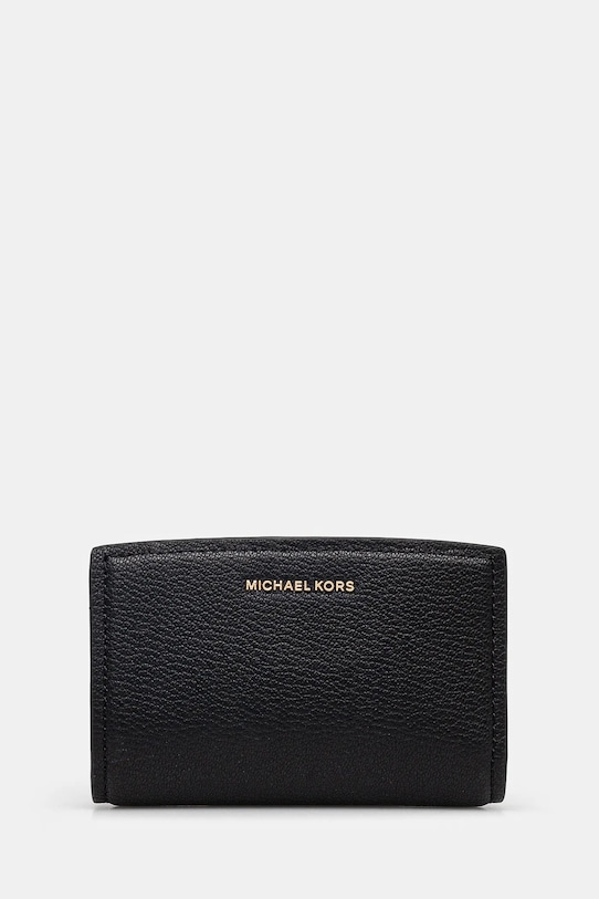 Kožená peňaženka MICHAEL Michael Kors usňová koža čierna 32S5GYTZ2L