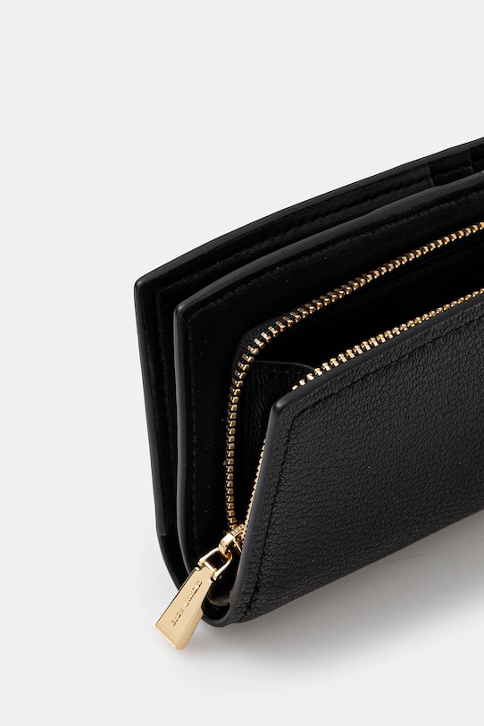 Kožená peňaženka MICHAEL Michael Kors čierna 32S5GYTZ2L