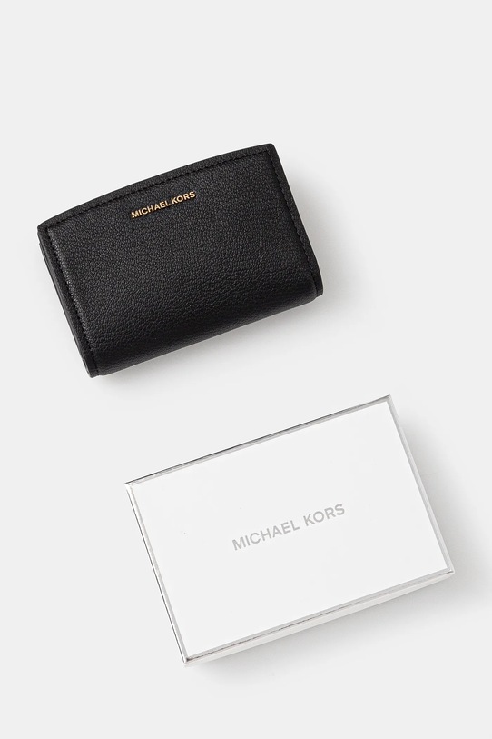 Kožená peňaženka MICHAEL Michael Kors 32S5GYTZ2L čierna