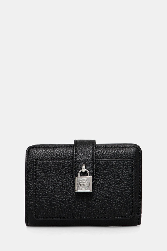 Denarnica MICHAEL Michael Kors Zrnato usnje črna 32S5SETD1L