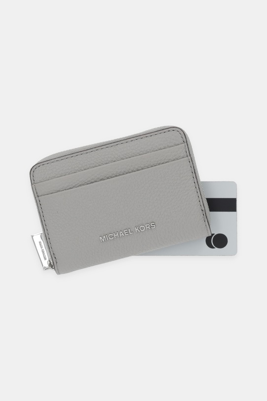 MICHAEL Michael Kors portfel skórzany szary 32T4SJ6Z5L