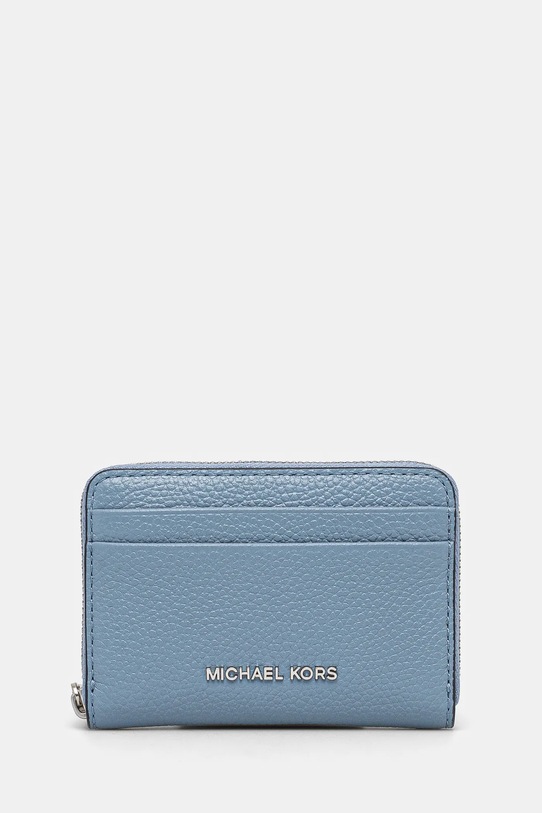 MICHAEL Michael Kors portfel skórzany skóra licowa niebieski 32T4SJ6Z5L