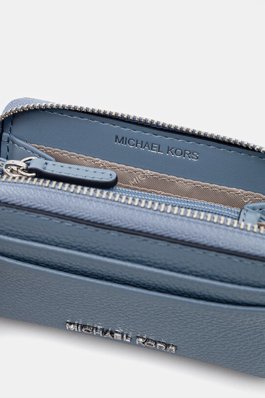 Accesorii MICHAEL Michael Kors portofel de piele 32T4SJ6Z5L albastru