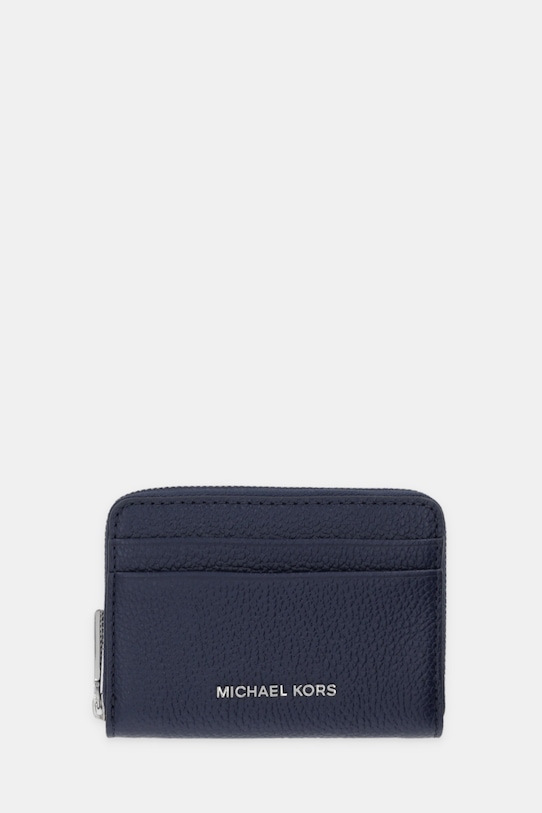 MICHAEL Michael Kors portfel skórzany skóra licowa niebieski 32T4SJ6Z5L