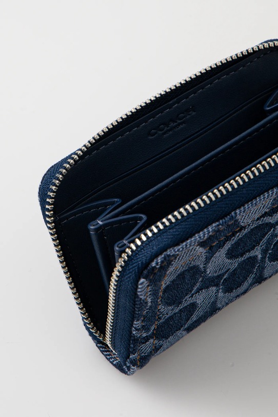 Coach portfel CAT62 granatowy SS25