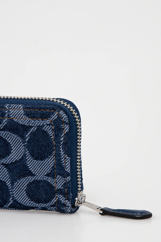 Akcesoria Coach portfel CAT62 granatowy