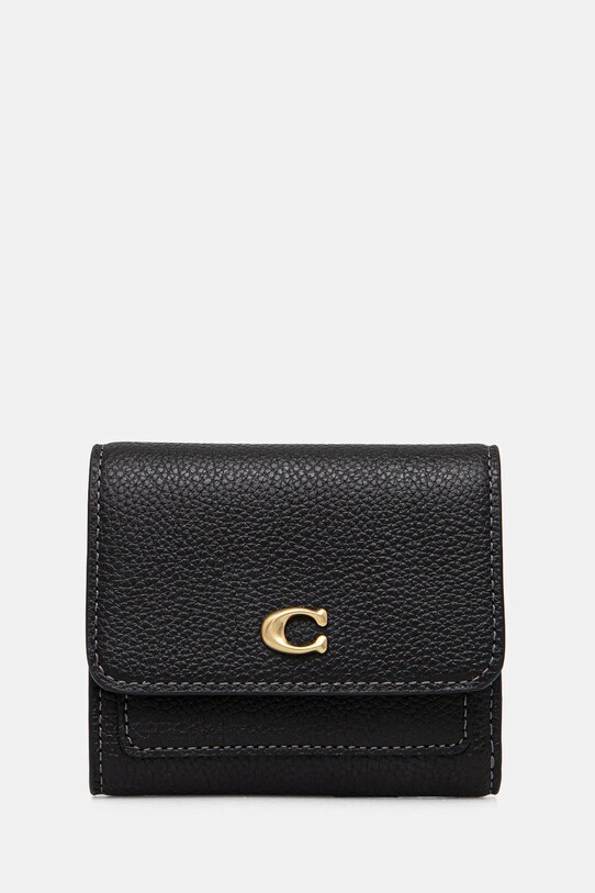 Coach portofel de piele piele negru CAO13