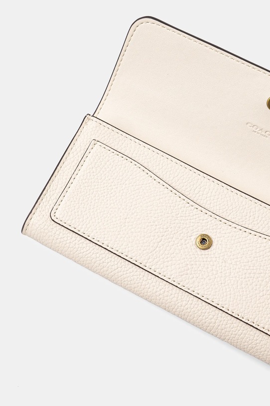 Accesorii Coach portofel de piele CAO17 bej