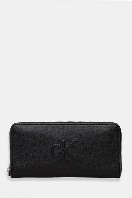 Peňaženka Calvin Klein Jeans imitácia kože čierna LV04K1005G