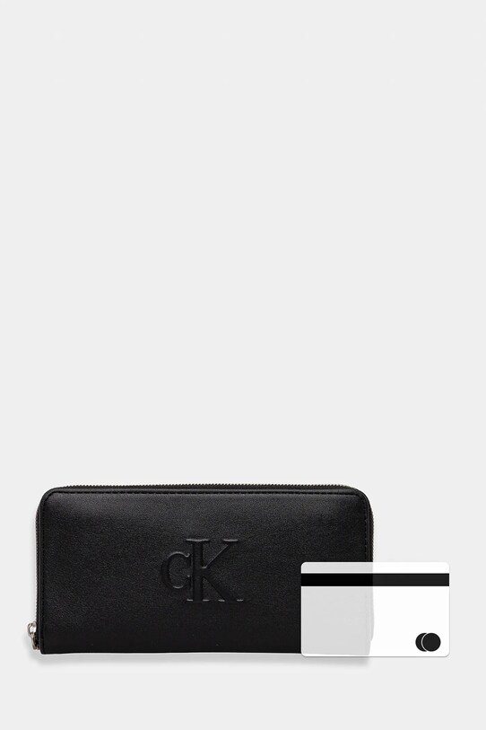 Peňaženka Calvin Klein Jeans čierna LV04K1005G