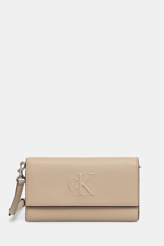 Calvin Klein Jeans borsetta semplice beige LV04K1006G