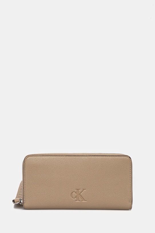 Гаманець Calvin Klein Jeans синтетичний бежевий LV04K1000G