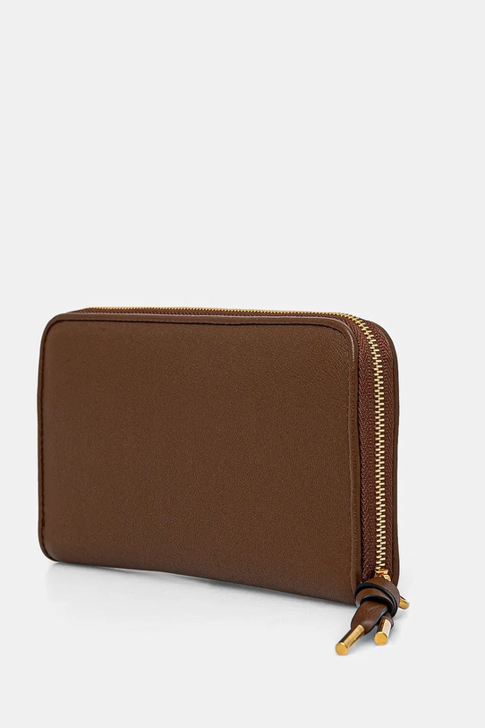 Шкіряний гаманець Bally WLL00C коричневий SS25