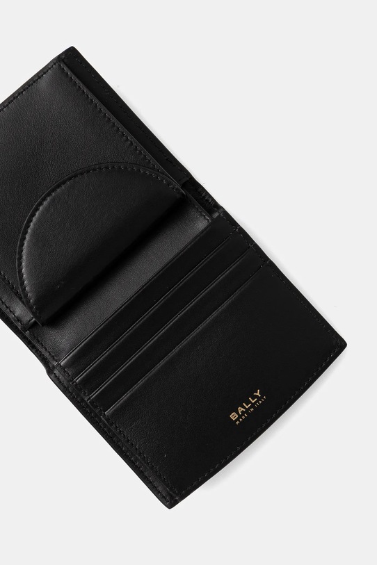 Akcesoria Bally portfel skórzany WLW01N czarny