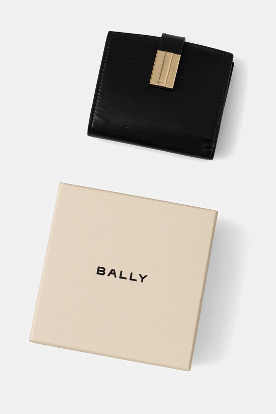 Usnjena denarnica Bally črna WLW01N