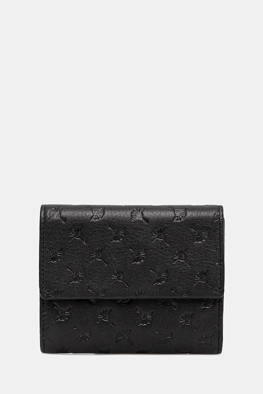 Joop! bőr pénztárca Leggero Stampa Simona sima fekete 4140007508