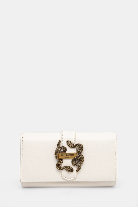 Πορτοφόλι Just Cavalli απομίμηση λείου δέρματος λευκό 78RA5PA6.ZSA89
