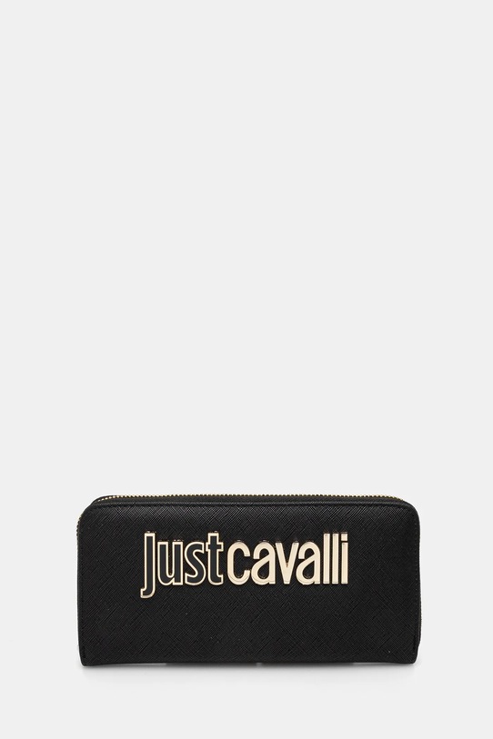 Just Cavalli portfel drobny wzór czarny 78RA5PB1.ZS766