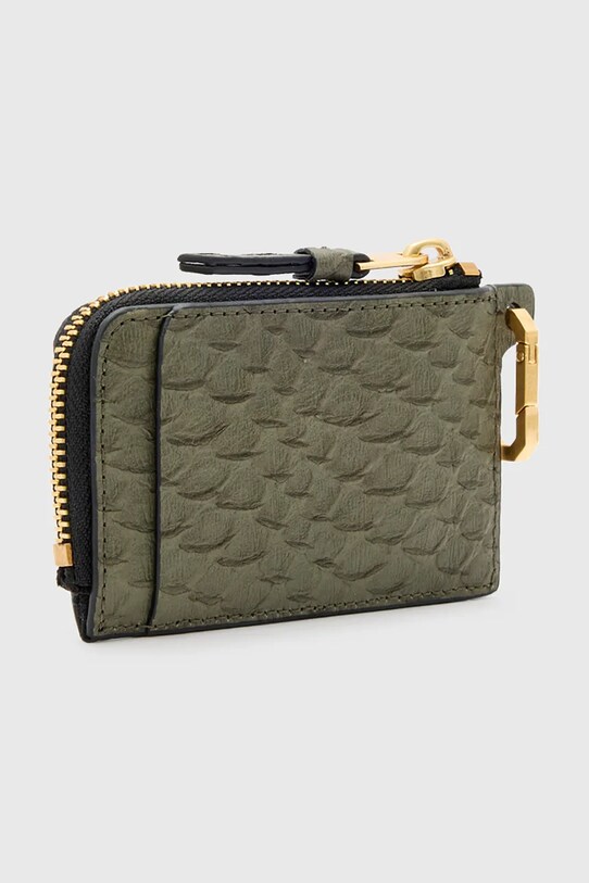 Accesorii AllSaints portofel de piele REMY W132XC verde