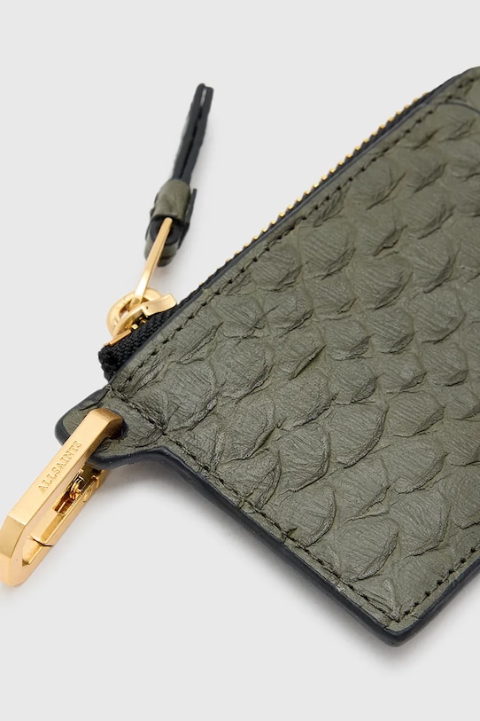 Кожаный кошелек AllSaints REMY W132XC зелёный