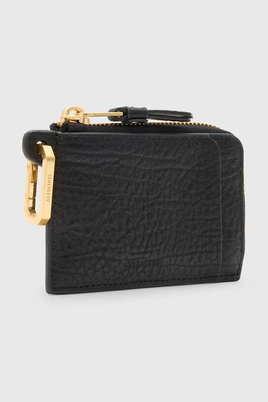 AllSaints portofel de piele REMY W260XC negru SS25
