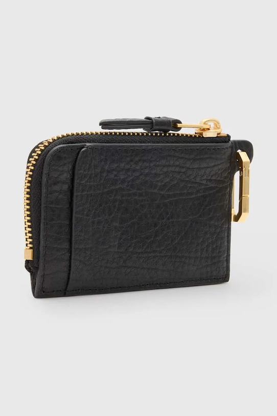 Accesorii AllSaints portofel de piele REMY W260XC negru