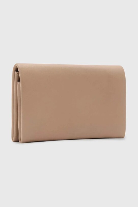 Accesorii AllSaints portofel de piele HARLUNA W375XC bej