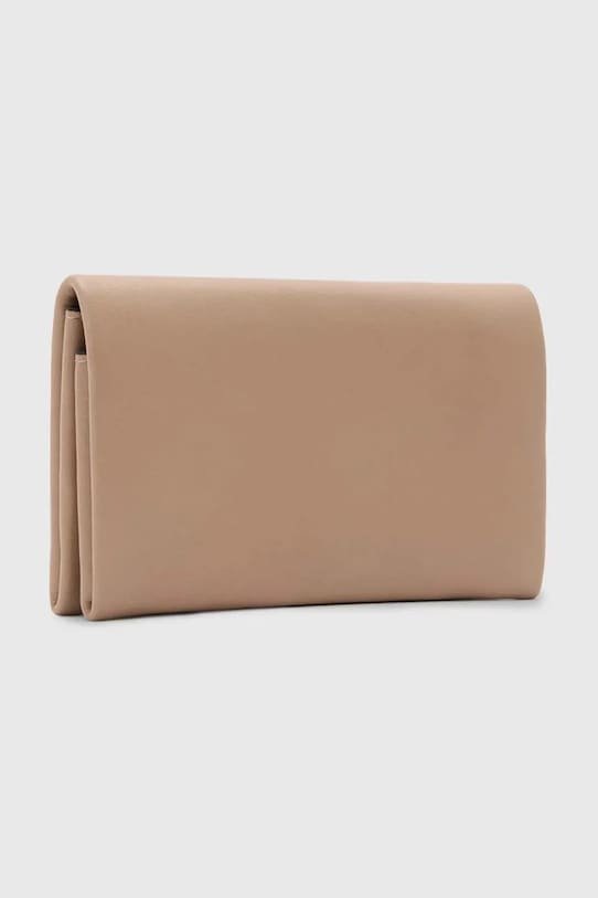 Accesorii AllSaints portofel de piele HARLUNA W375XC bej