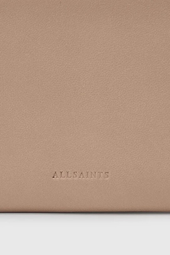 AllSaints portofel de piele HARLUNA W375XC bej