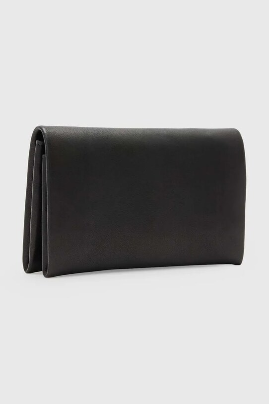 Δερμάτινο πορτοφόλι AllSaints HARLUNA W375XC μαύρο SS25