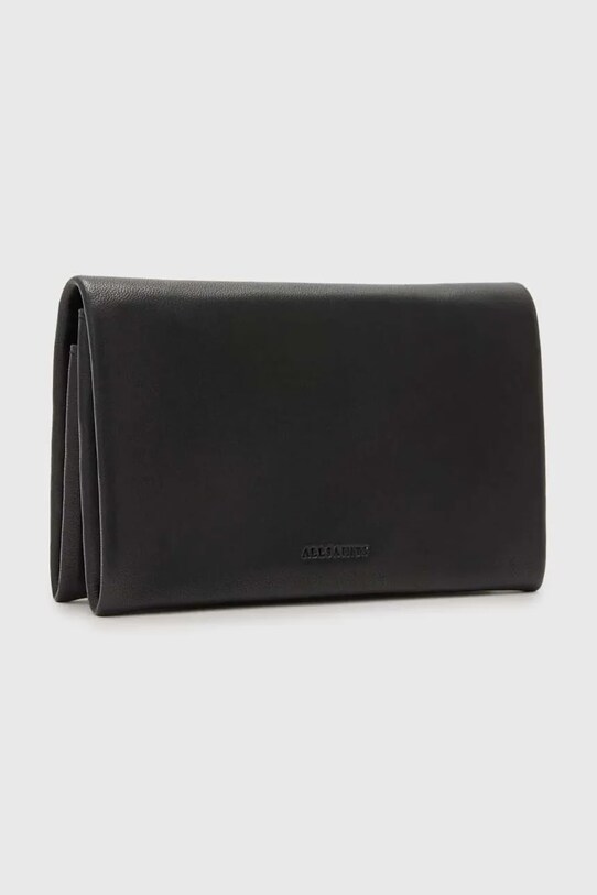 Αξεσουάρ Δερμάτινο πορτοφόλι AllSaints HARLUNA W375XC μαύρο
