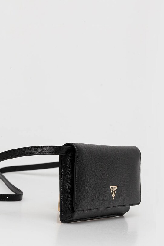 Kožené psaníčko Guess MIRIAM PW7513.P5226 černá SS25