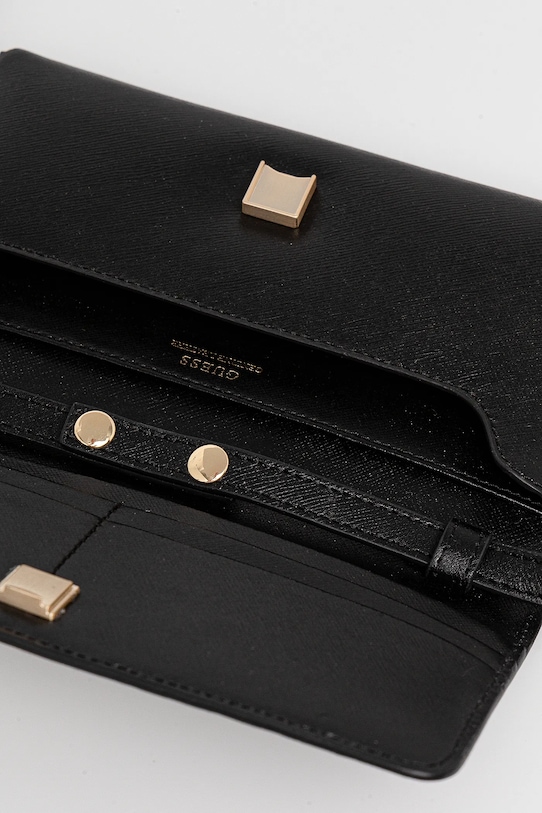 Kožené psaníčko Guess MIRIAM PW7513.P5226 černá