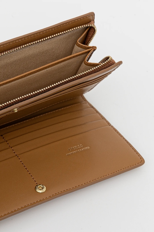 Kožená peněženka Guess RW1718.P5101 hnědá SS25