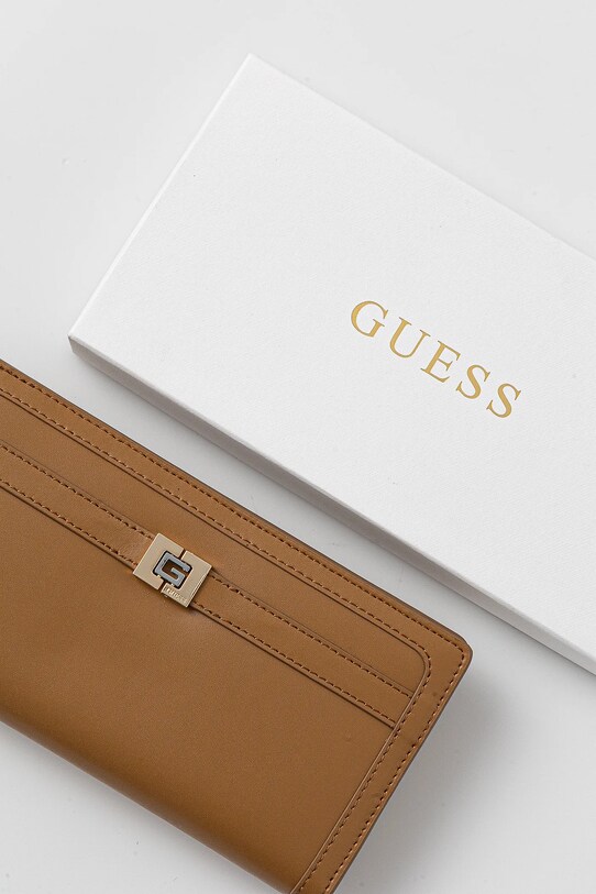 Kožená peněženka Guess hnědá RW1718.P5101