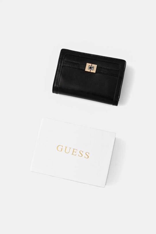 Guess portofel de piele negru RW1719.P5101