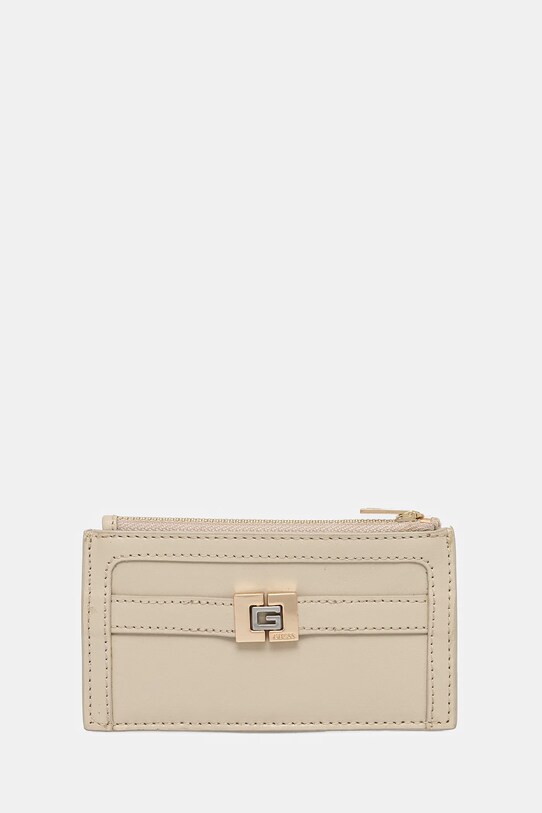 Guess portofel de piele piele bej RW1720.P5101