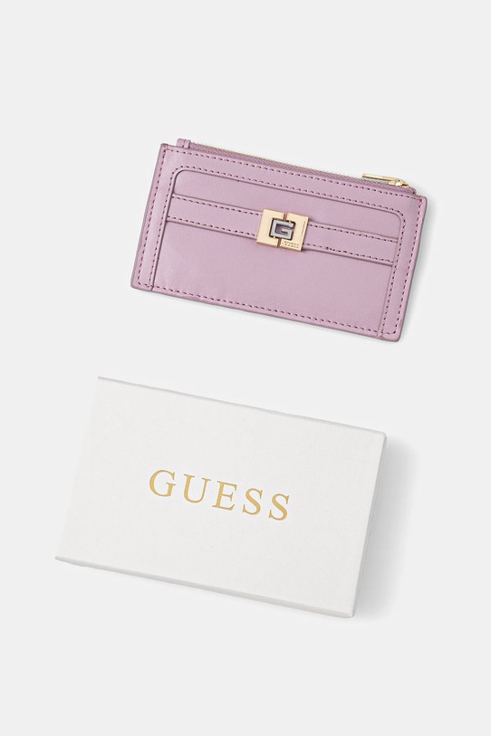 Dodatki Usnjena denarnica Guess RW1720.P5101 vijolična