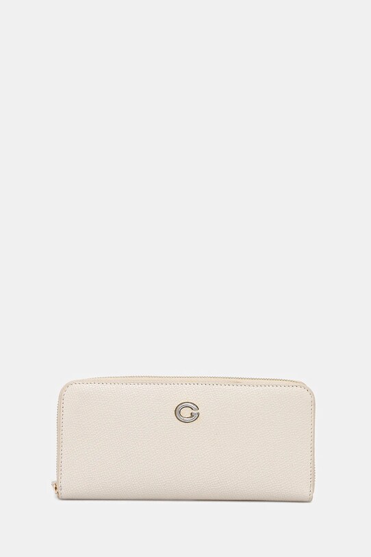 Δερμάτινο πορτοφόλι Guess λείο δέρμα μπεζ RW1760.P5201