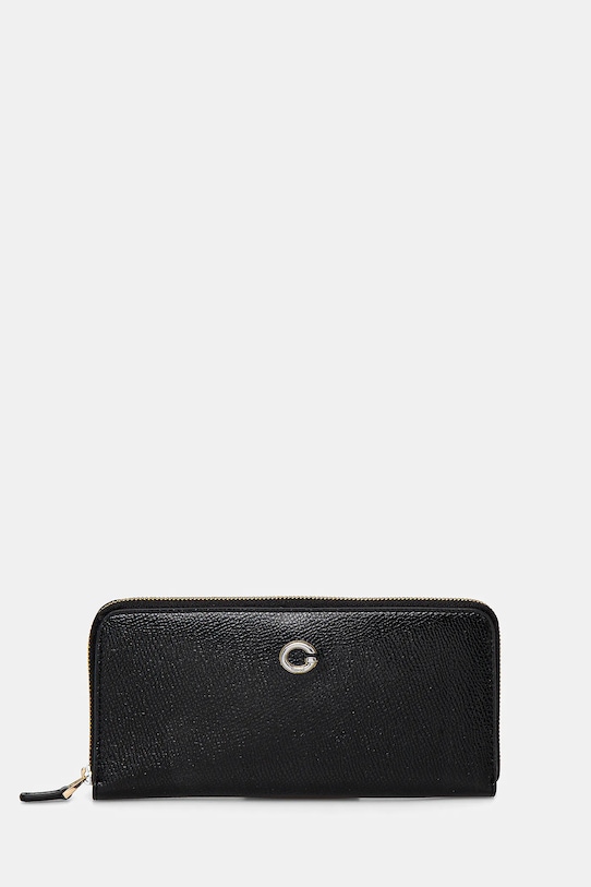 Kožená peněženka Guess přírodní kůže černá RW1760.P5201