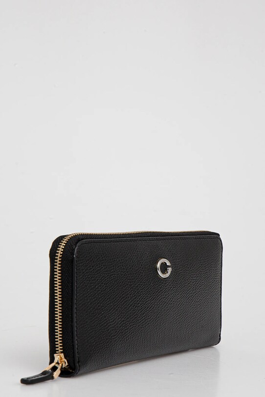 Guess portofel de piele RW1760.P5201 negru SS25