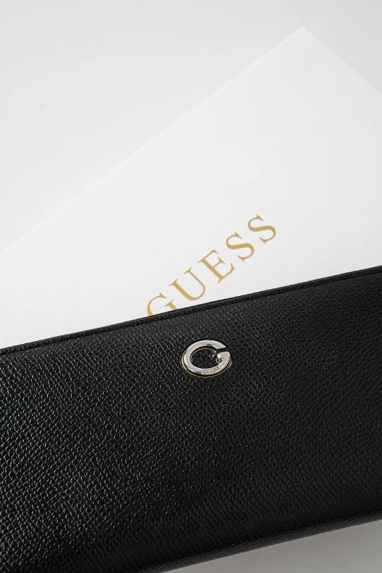 Шкіряний гаманець Guess чорний RW1760.P5201